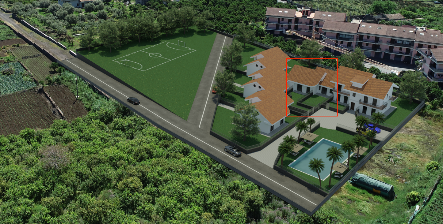 VILLETTE BIFAMILIARI - MASCALI (CT)